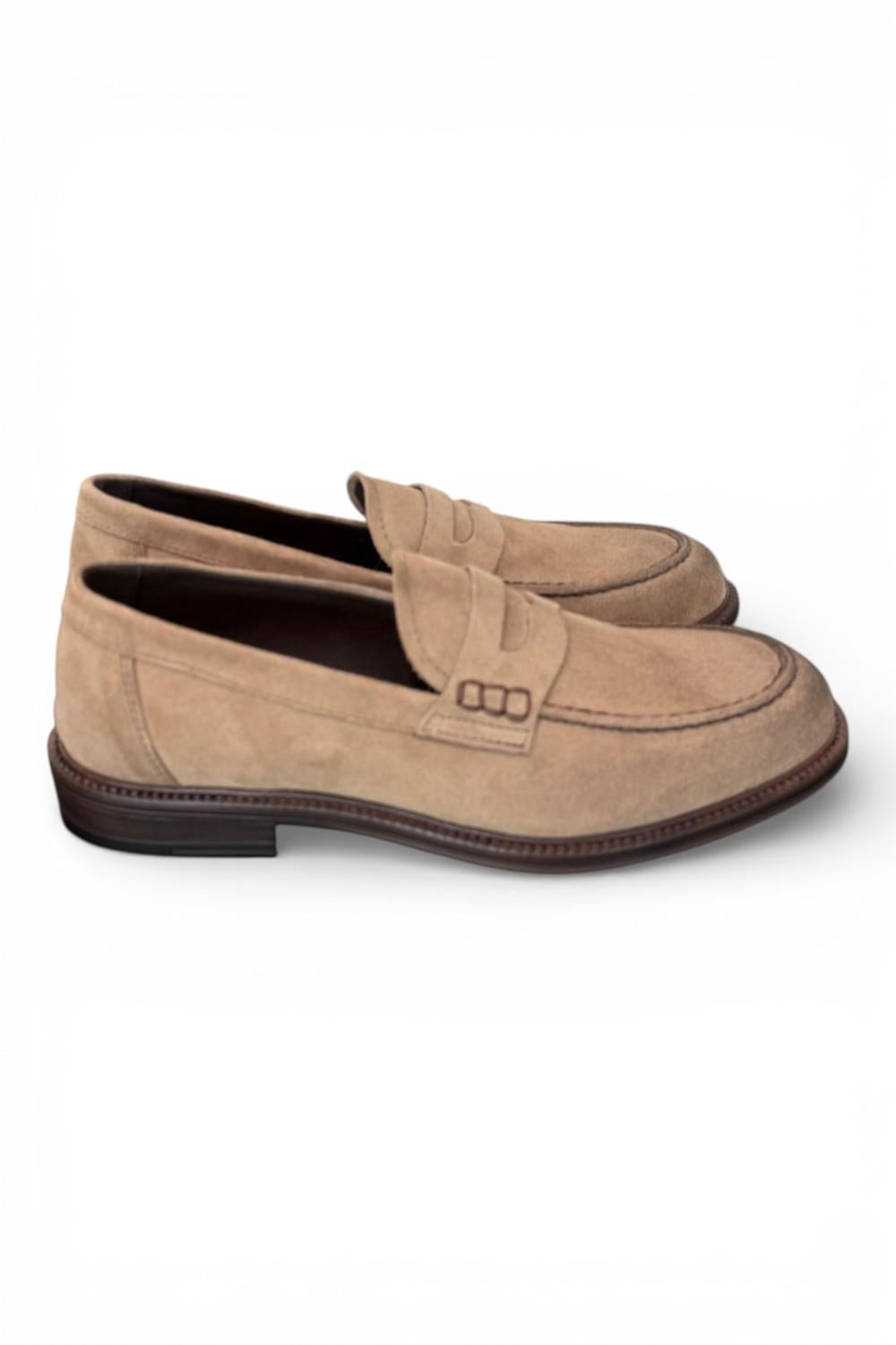 Mocassino suede old taupe Pawelks <BR/> 