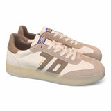 Sneaker uomo  Boston suede bianco beige Back 70<BR/> 