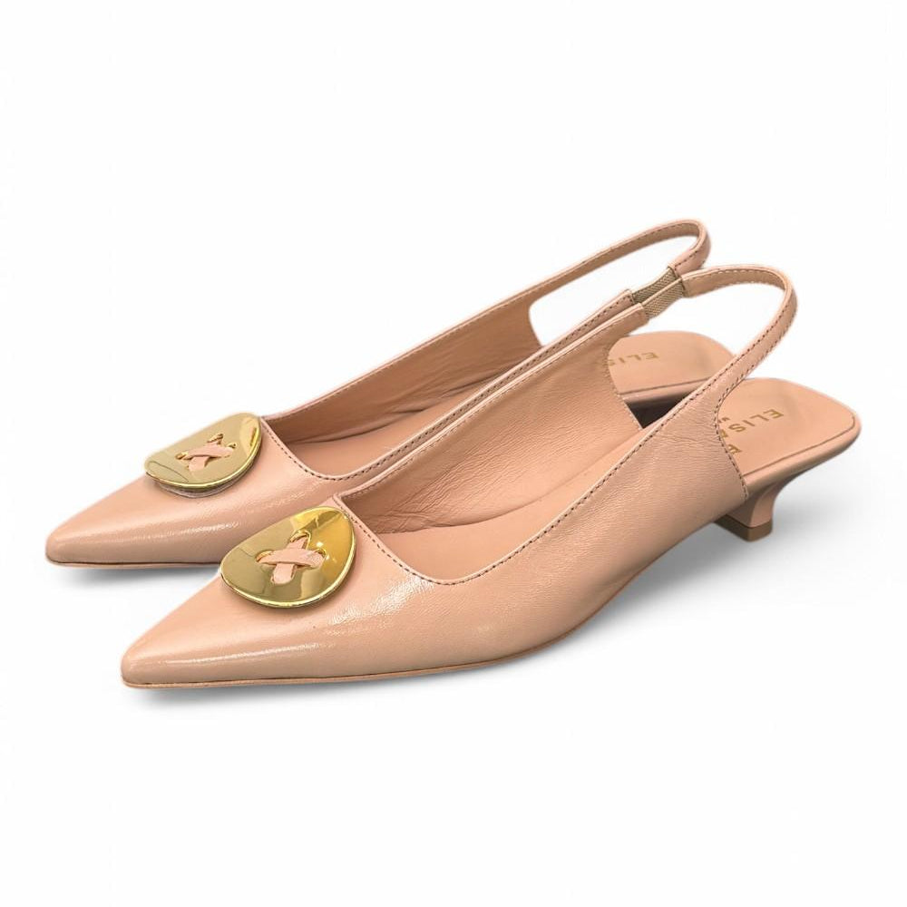 Slingback bottone nude Elisa Lanci 