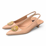 Slingback bottone nude Elisa Lanci 