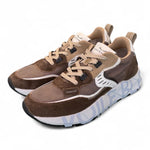 Sneaker uomo Club 01 Marrone Voile Blanche<BR/> 
