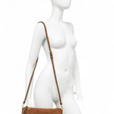 Pochette Nora suede caramello Gianni Chiarini<BR/> 