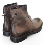 Stivaletto zip pelle brandy Pawelks 