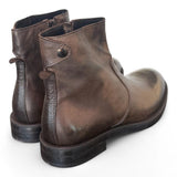 Stivaletto zip pelle brandy Pawelks 