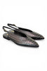 Slingback microborchie nera Janet