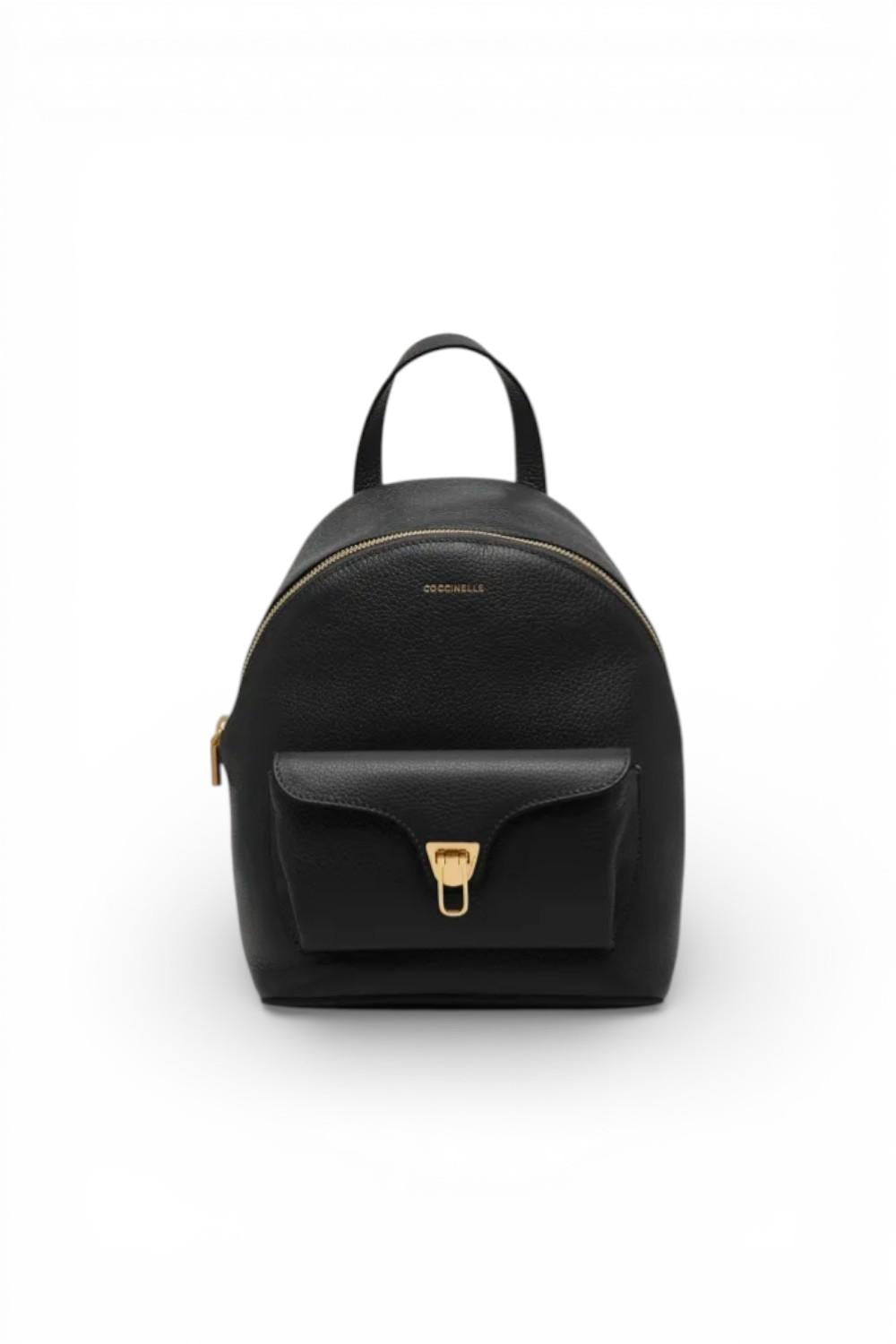 Zaino Beat Soft pelle nera Coccinelle 