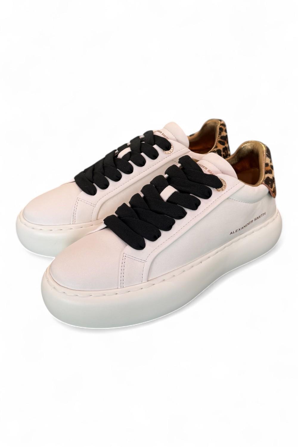 Sneaker donna Soho white leo Alexander Smith<BR/> 