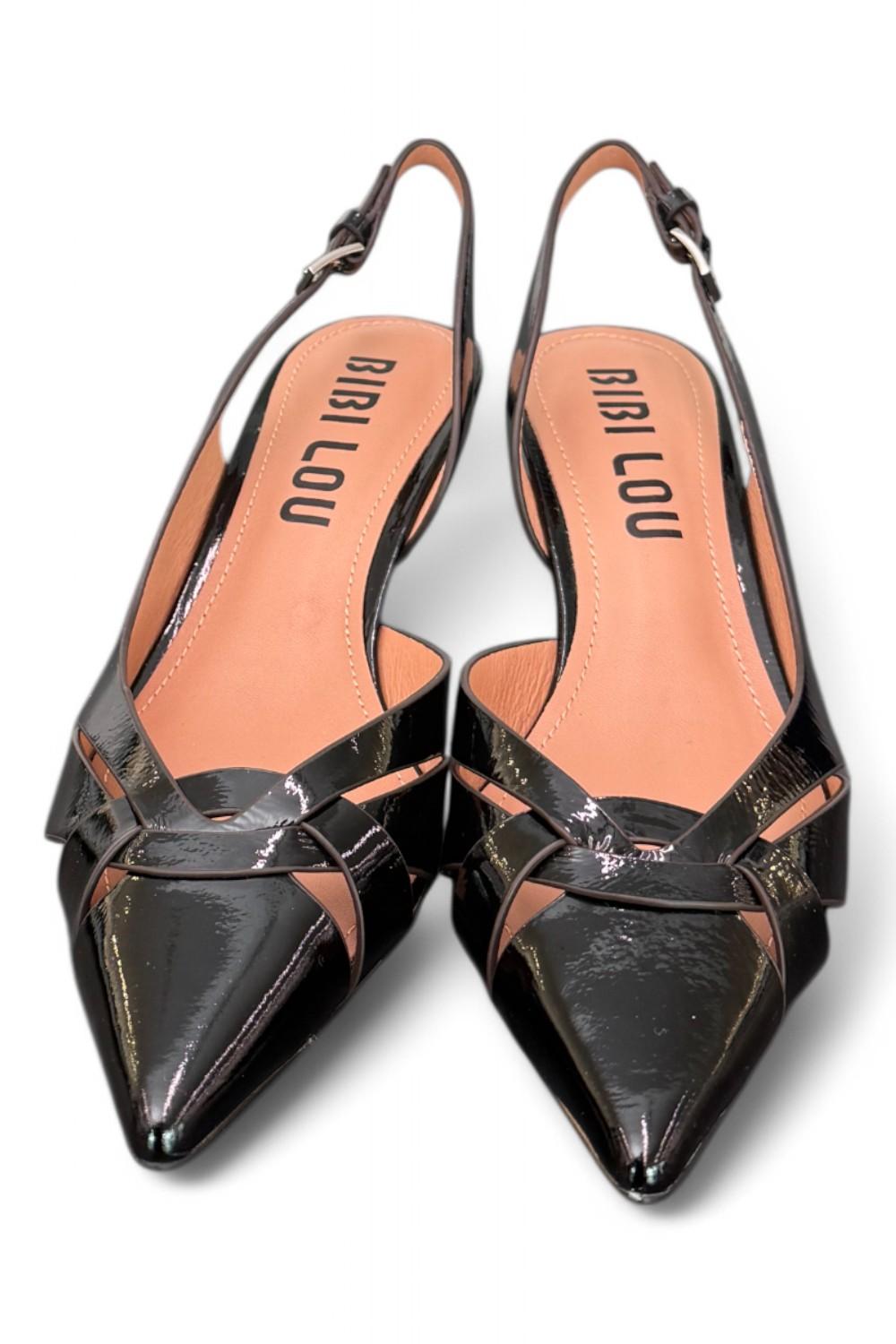 Slingback Bibi Lou incroci naplak nero tacco 