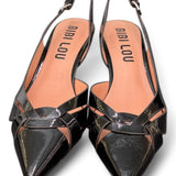 Slingback Bibi Lou incroci naplak nero tacco 