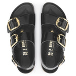 Sandalo Milano Big Buckle shine black Birkenstock 1024211 