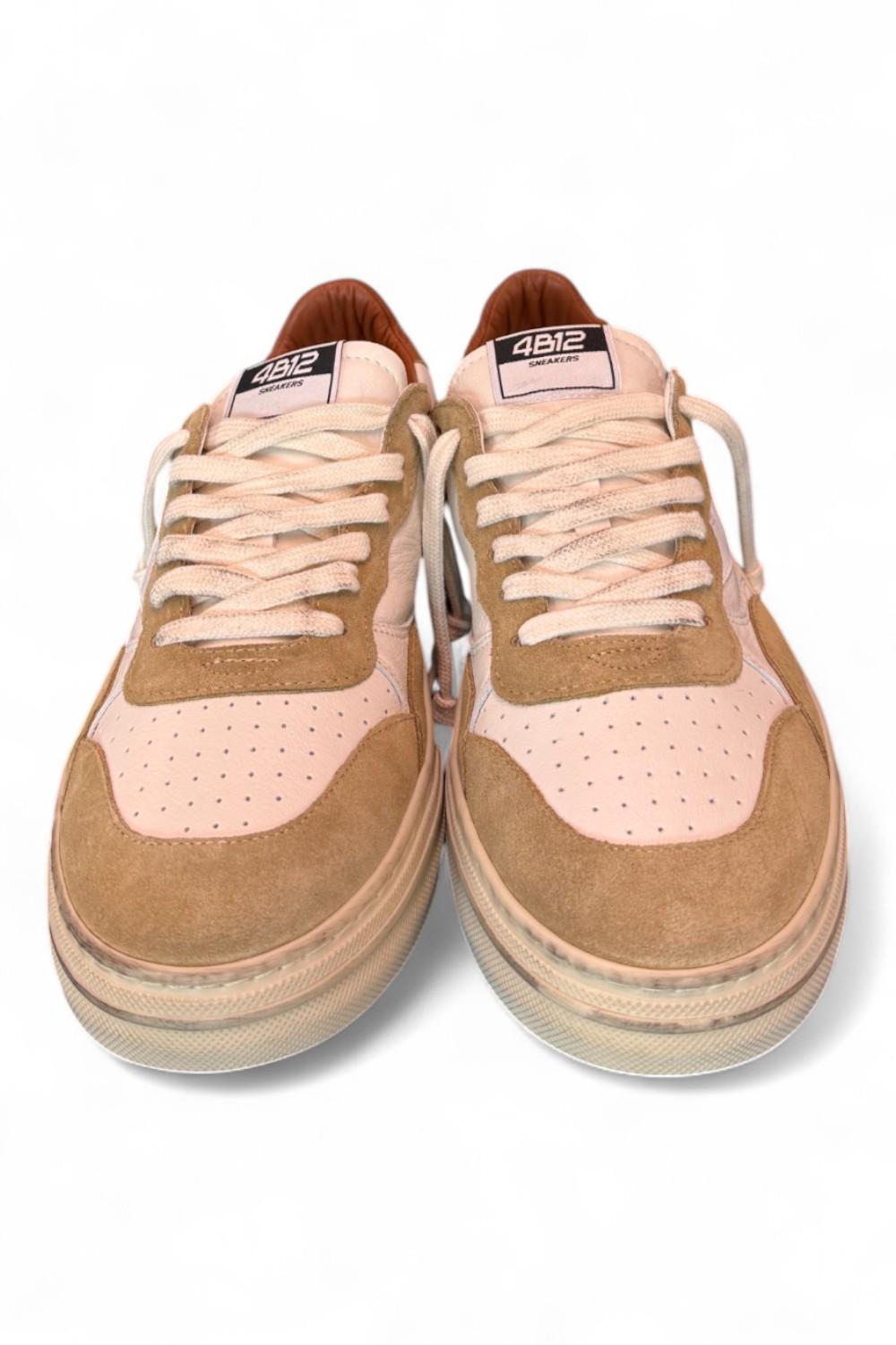Sneaker uomo Hyper bianca beige 