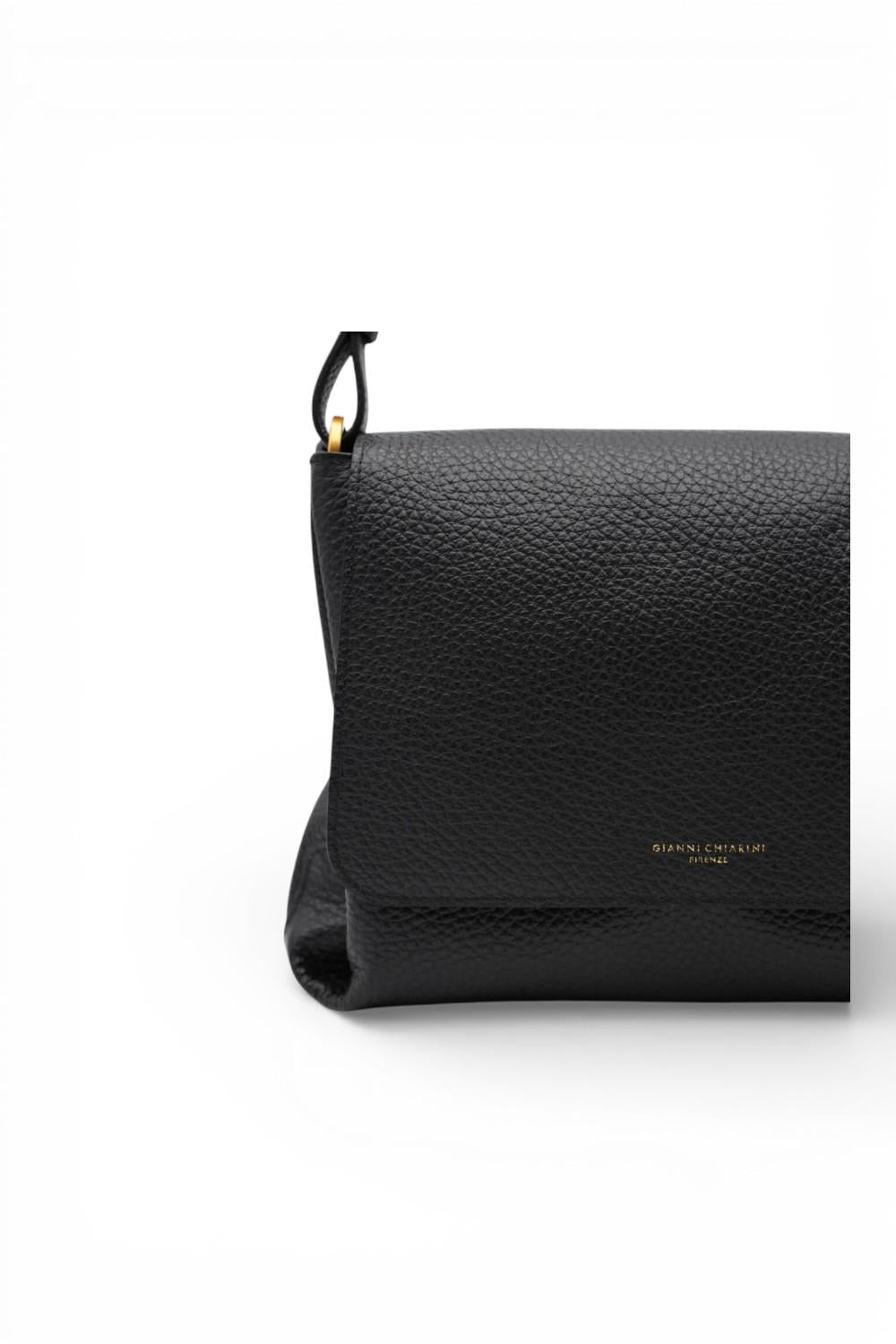 Postino Cecile pelle nera Gianni Chiarini<BR/> 