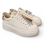 Sneaker Gioplus Oliva latte mucca charms<BR/> 