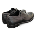 Scarpa uomo no-lace nera F.lli Rennella puntale 