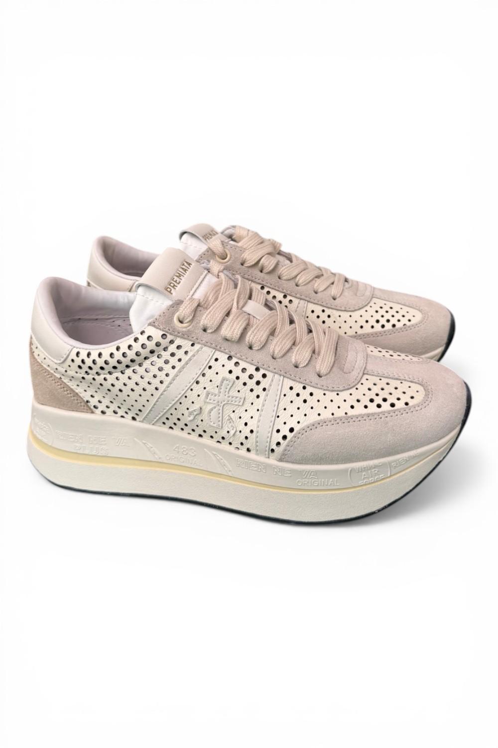 Sneaker donna Bethcoin 8171 Premiata fori latte 