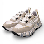Sneaker donna Voile Blanche Club 105 bianca oro 1N03 