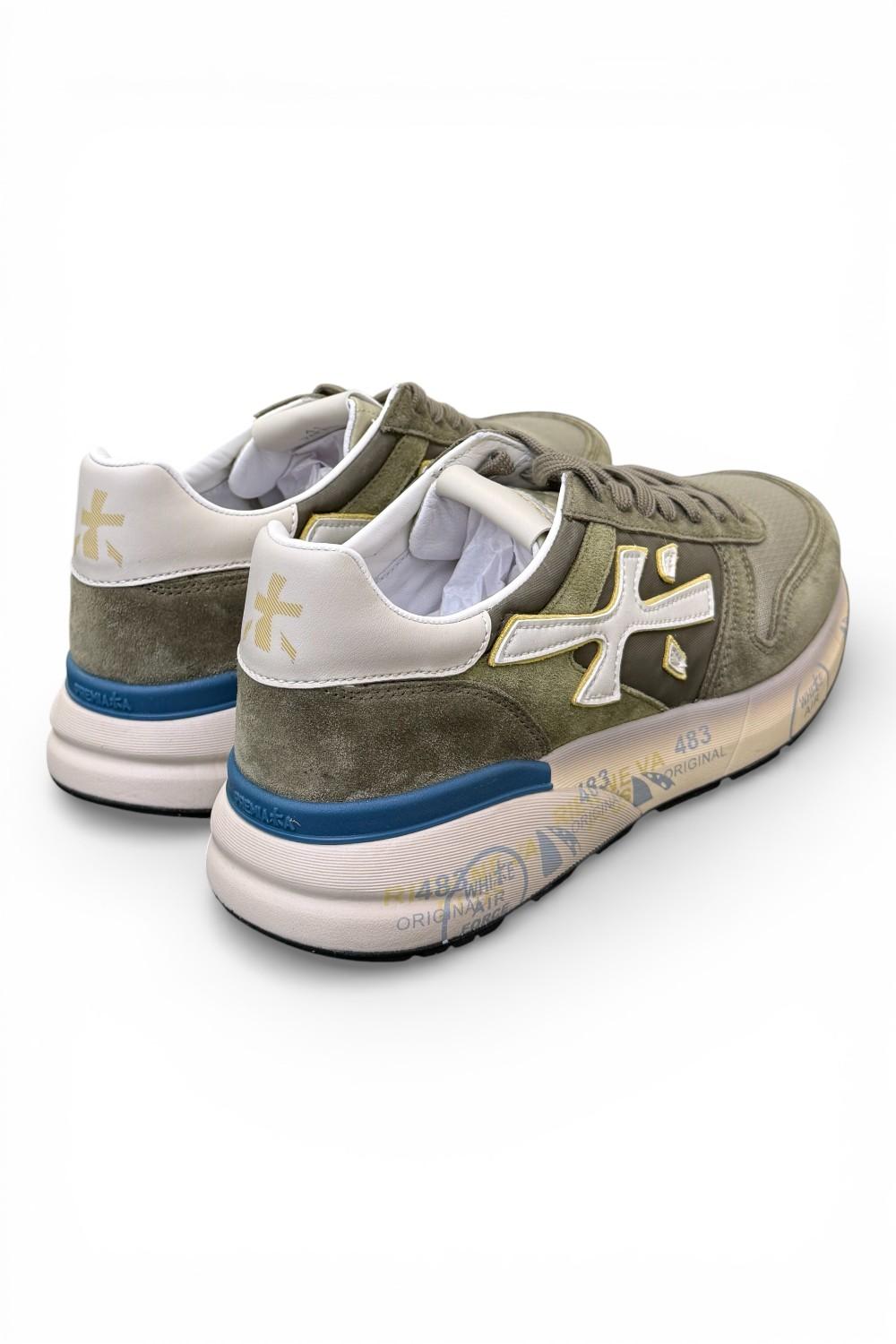 Sneaker uomo Mick 8086 Premiata verde grigio 