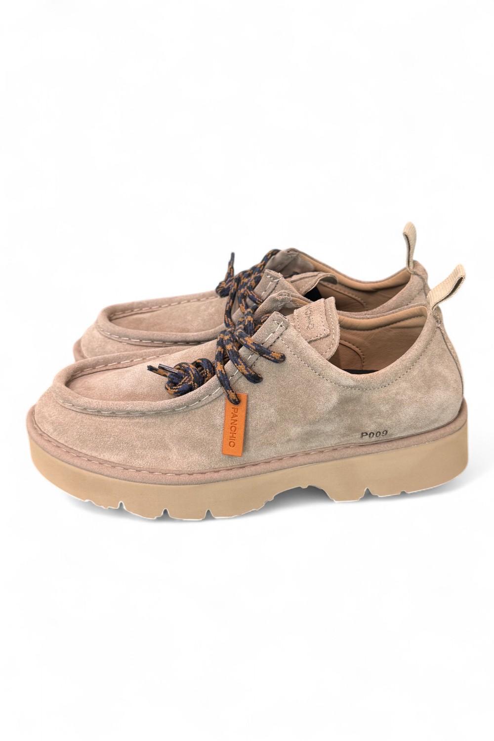 Allacciato uomo Panchic P009 ingegnere suede beige 