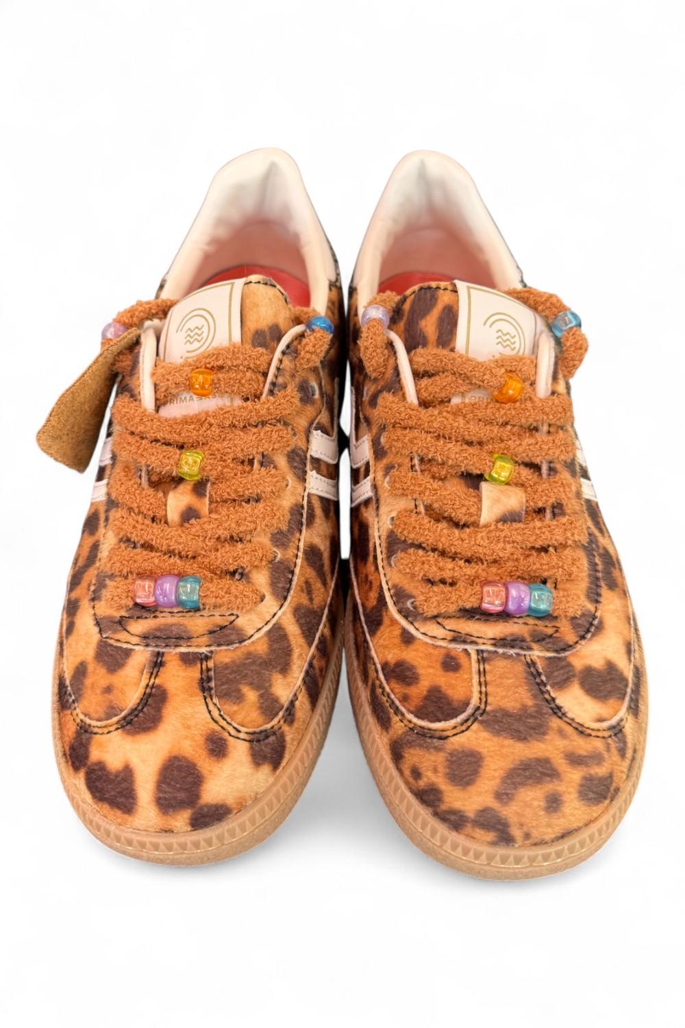 Sneaker donna low animalier Primabase <BR/> 