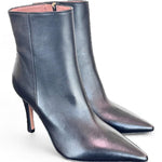Tronchetto zip sfilato pelle nera Les Autres<BR/> 