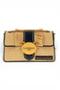 Baguette Teddy IT Straw beige black rafia Rue Madam