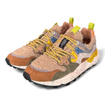 Sneaker donna Flower Mountain Yamano 3 4D52 Teddy mud grey 