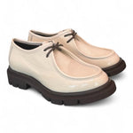 Scarpa allacciata ingegnere naplak latte Les Tulipes 