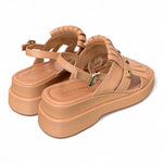 Sandalo pelle grano frangia Bruno Premi<BR/> 