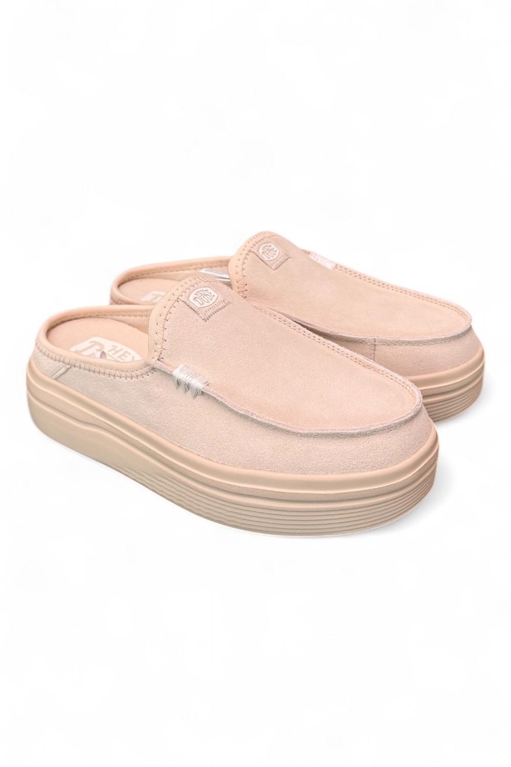 Sabot Hey Dude Austin Lift suede blush 