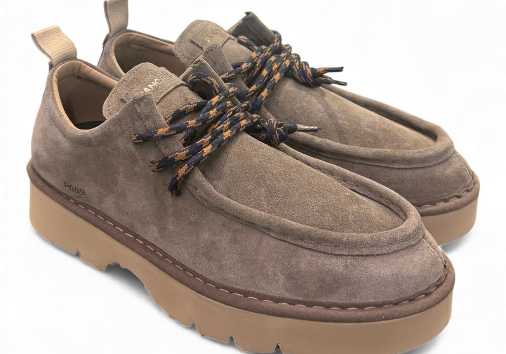 Allacciato uomo Panchic P009 ingegnere suede brown stone 