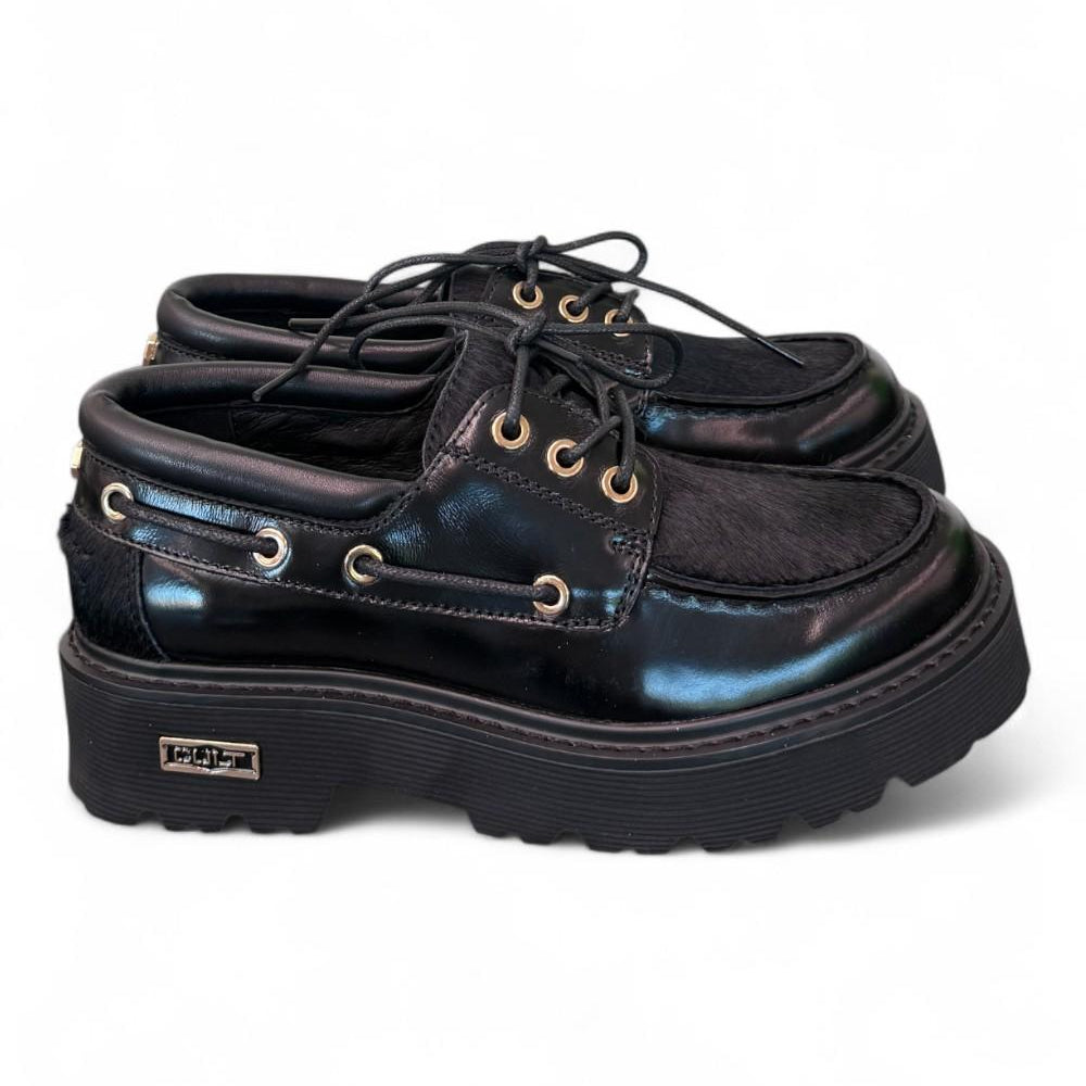 Scarpa barca nera  Slash Cult 
