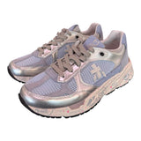 Sneaker donna Mased 8206 Premiata forata celeste argento 