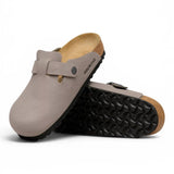 Boston TEX Birko-Flor Nubuck gray taupe<BR/> 