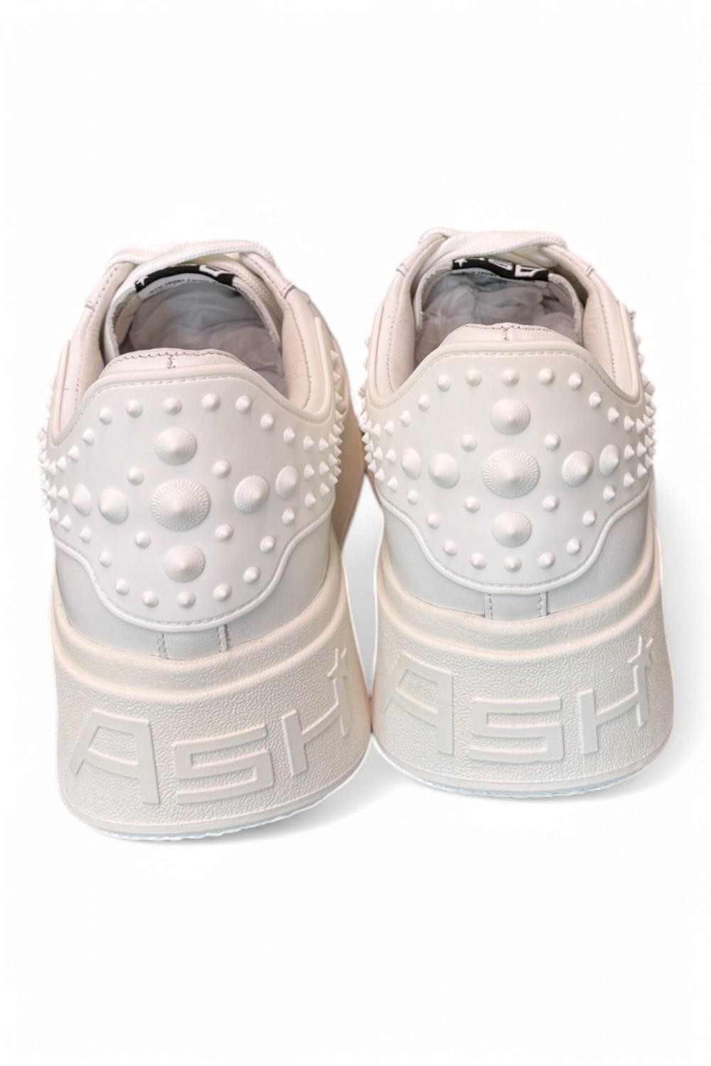 Sneaker Ash Match bianca platino 
