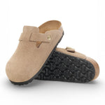 Sabot Boston Birkenstock Suede sandcastle 1030883 