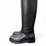 Stivale pompiere pelle nera Anima <BR/> 