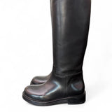 Stivale pompiere pelle nera Anima <BR/> 