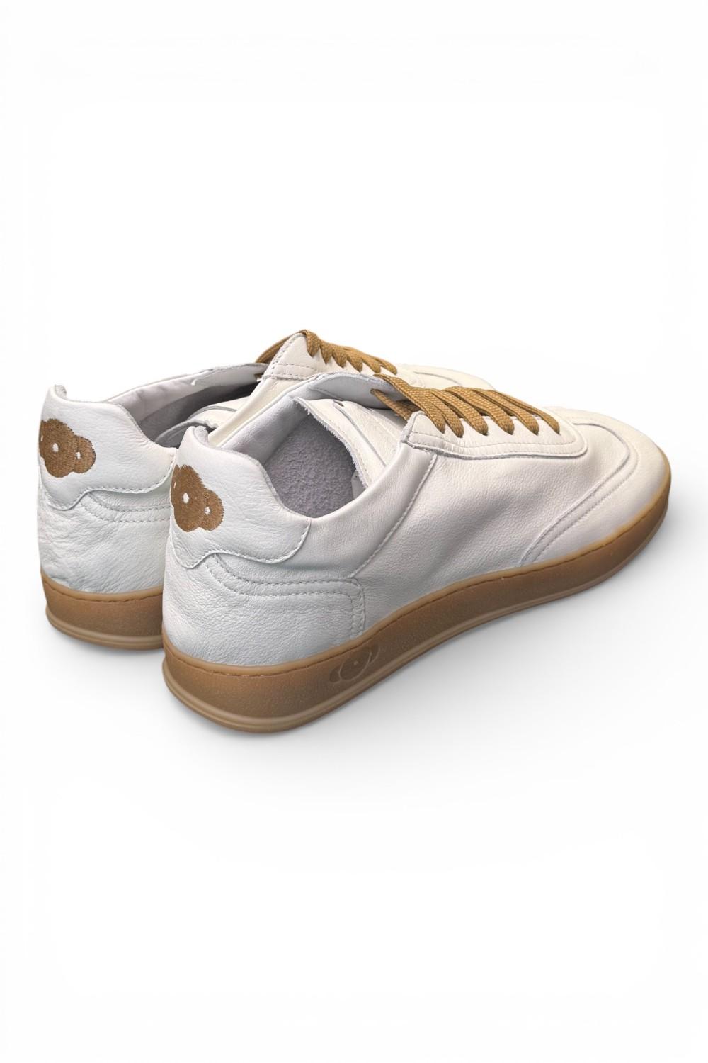 Sneaker uomo Soldini 80 Akira pelle vieste bianca 