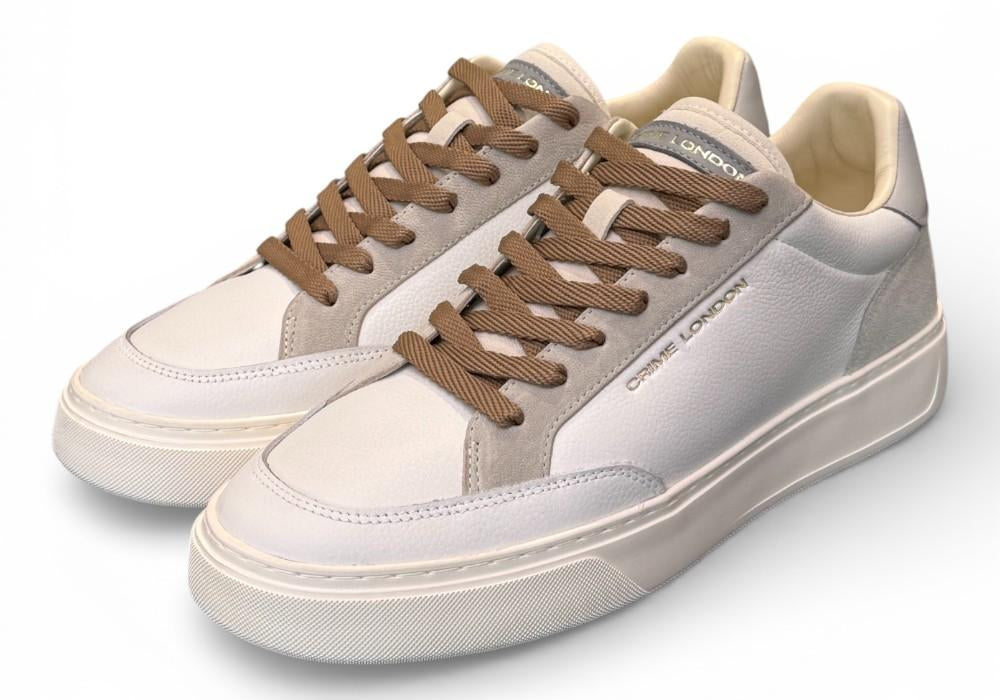 Sneaker eclipse vaschetta bianca beige Crime London 