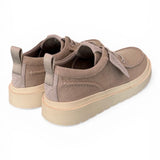 Scarpa uomo Polden Moc tela beige Clarks<BR/> 