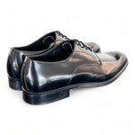 Scarpa allacciata liscia nera cerimonia 