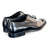 Scarpa allacciata liscia nera cerimonia 