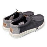 Sneaker uomo wally Juta grey black Hey Dude<BR/> 