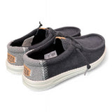 Sneaker uomo wally Juta grey black Hey Dude<BR/> 