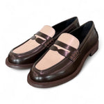 Mocassino abrasivato marrone crema Anima 