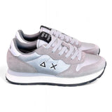 Sneaker donna Ally solid nylon argento Sun 68 