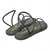 Sandalo strass nero Le Salentine 