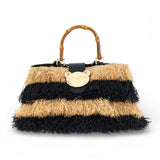 Shopping Riad Fringes beige black  Rue Madam 