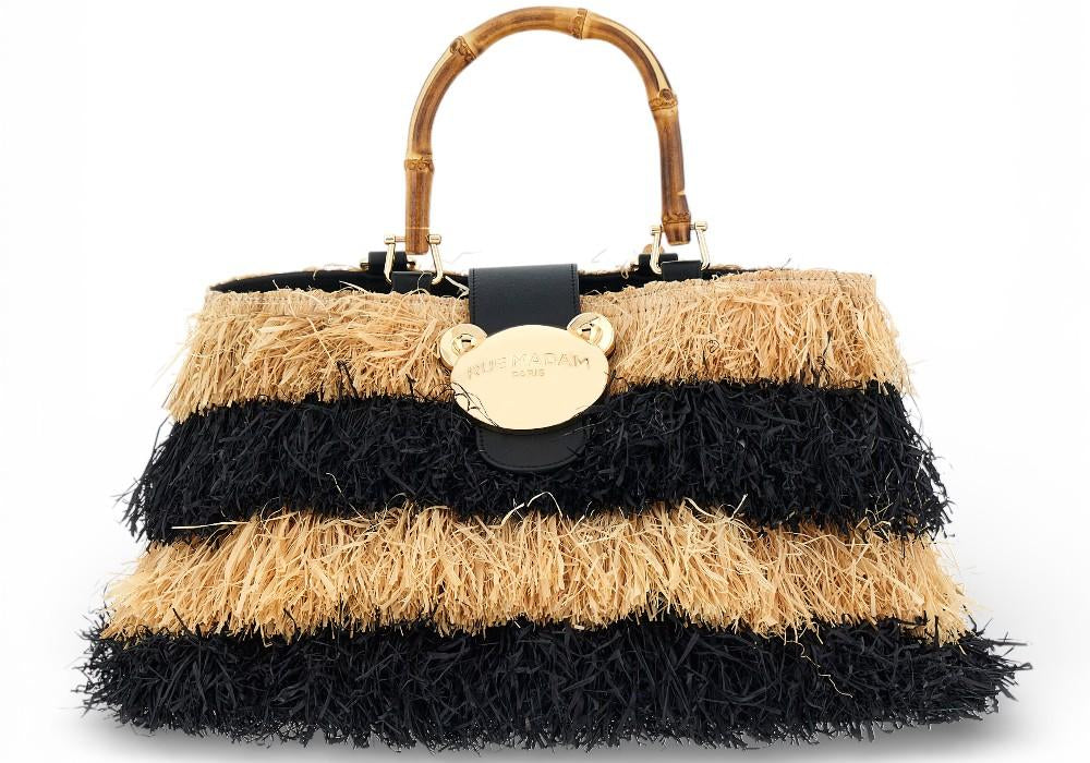Shopping Riad Fringes beige black  Rue Madam 