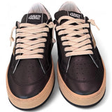 Sneaker donna Play nero oro 4B12 